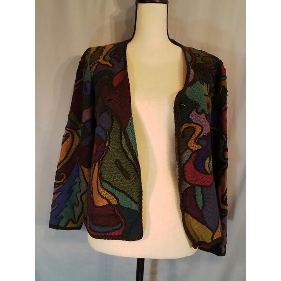 Multi colored sweater/jacket - Picture 2 of 5